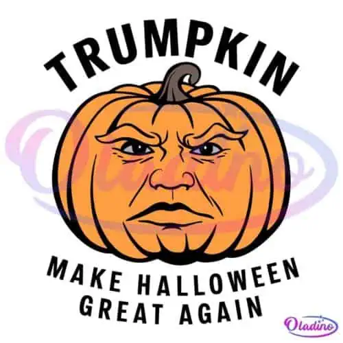 Funny Trumpkin Make Halloween Great Again PNG