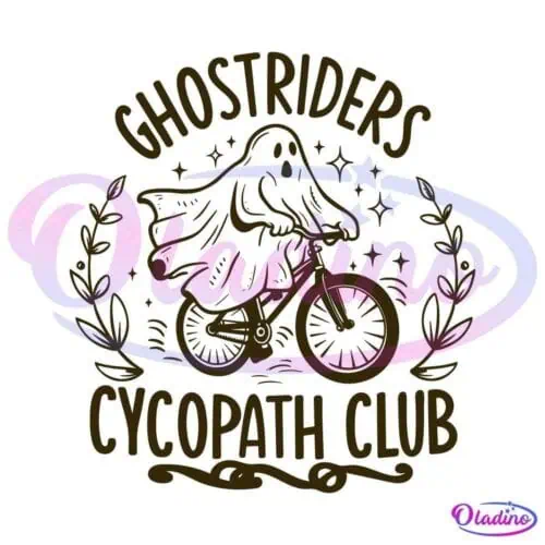 Ghostriders Cycopath Club Halloween SVG