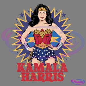 Kamala Harris Wonder Woman PNG