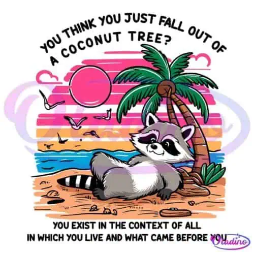 Kamala You Think You Just Fall Out Of A Coconut Tree SVG