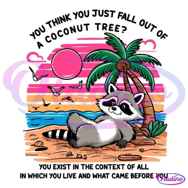 Kamala You Think You Just Fall Out Of A Coconut Tree SVG