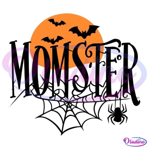 Momster Halloween Spooky Mom SVG