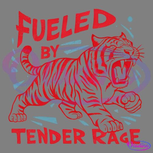 Retro Fueled By Tender Rage Tiger Roar PNG