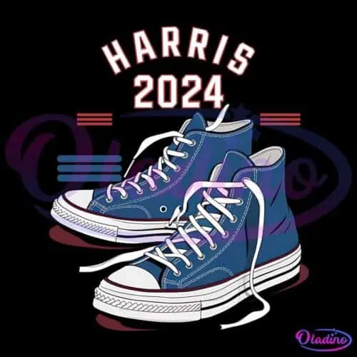 Retro Harris 2024 US Sneaker PNG