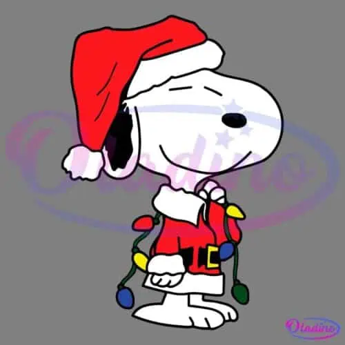 Free Peanuts Christmas Snoopy SVG