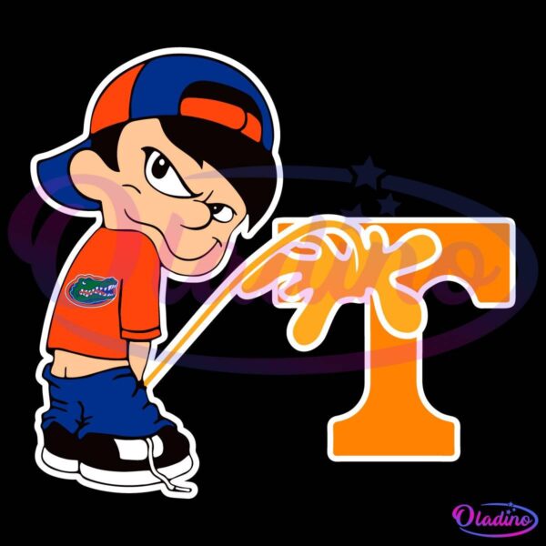 Funny Boy Florida Gators Piss On Tennessee Volunteers SVG