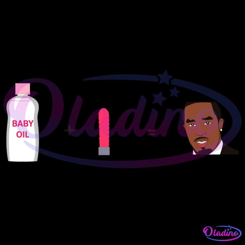 Diddy Baby Oil Funny Meme SVG