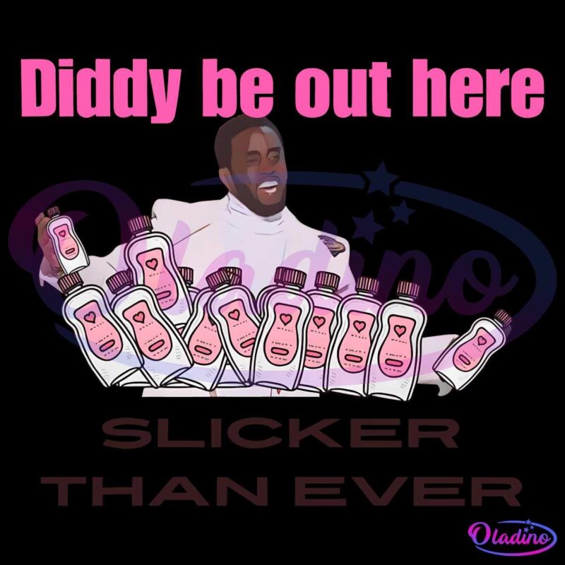 Diddy Be Out Here Slicker Than Ever Funny Diddy Baby Oil Meme PNG