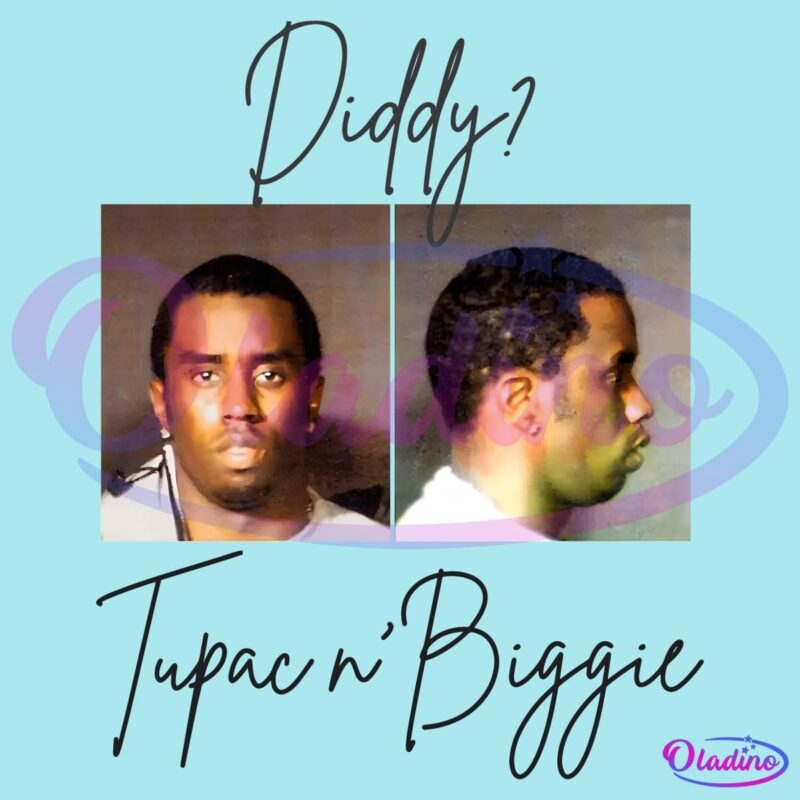 Diddy Tupac n Biggie Funny Diddy Mugshot PNG