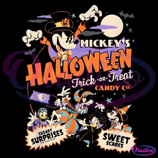 Disney Mickeys Halloween Trick Or Treat Candy Co PNG