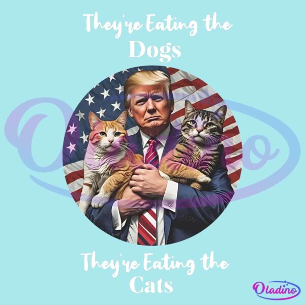 Donald Trump Theyre Eating The Dogs Theyre Eating The Cats PNG