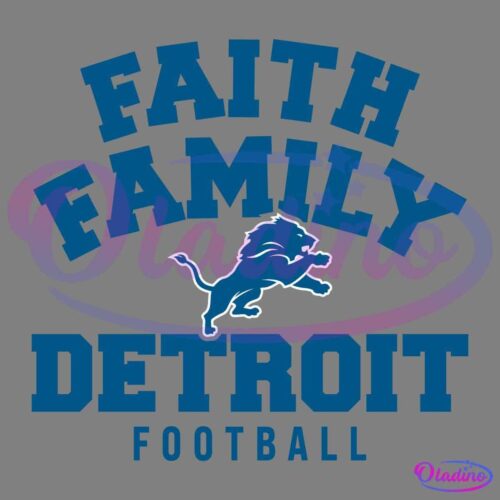 Faith Family Detroit Football PNG