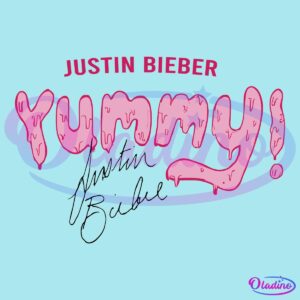 Justin Bieber Yummy Signature SVG