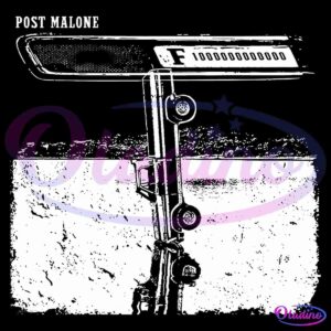 Black and white album cover for Post Malone's "Austin." The image features a retro cassette tape with exposed film and the caption "POST MALONE" at the top left and "AUSTIN" at the bottom left. The overall style is rough and textured.