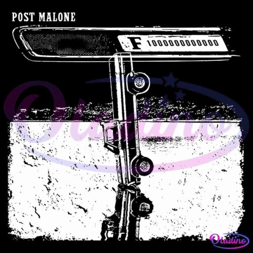 Black and white album cover for Post Malone's "Austin." The image features a retro cassette tape with exposed film and the caption "POST MALONE" at the top left and "AUSTIN" at the bottom left. The overall style is rough and textured.