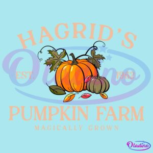 Retro Vintage Hagrids Pumpkin Farm Est 1962 SVG