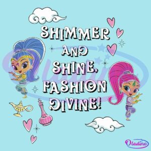 Shimmer And Shine Fashion Divine Sparkling Portrait PNG