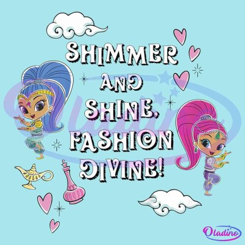 Shimmer And Shine Fashion Divine Sparkling Portrait PNG