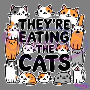 They Are Eating The Cats Kawaii Cat SVG