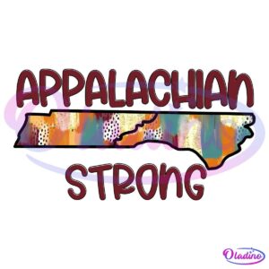 Appalachian Strong Southeast Strong Map PNG