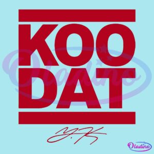 Atlanta Falcons Younghoe Koo Signature Koo Dat SVG