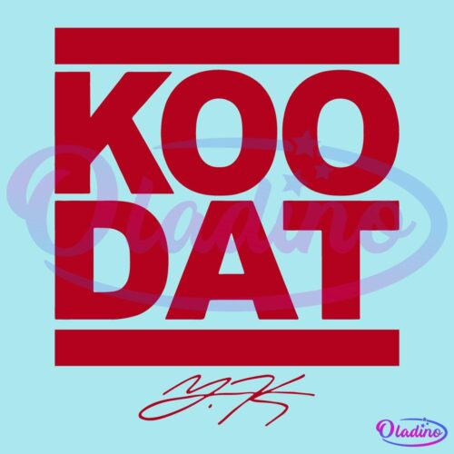 Atlanta Falcons Younghoe Koo Signature Koo Dat SVG