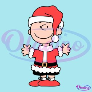 Christmas Peanuts Charlie Brown Santa Hat SVG