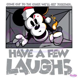 Disney Christmas Horror Mickey Have A Few Laughs SVG