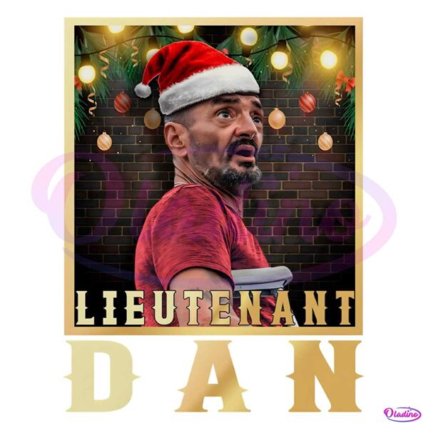 Funny Christmas Lieutenant Dan Milton 2024 PNG