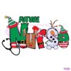 Future Nurse Christmas Elf Santa Hat SVG