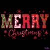 Gliter Merry Christmas Wrapping Paper Pattern PNG