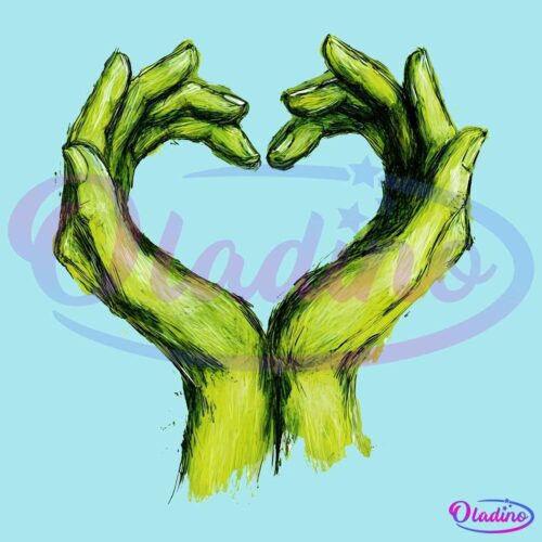 Green Hands Art PNG