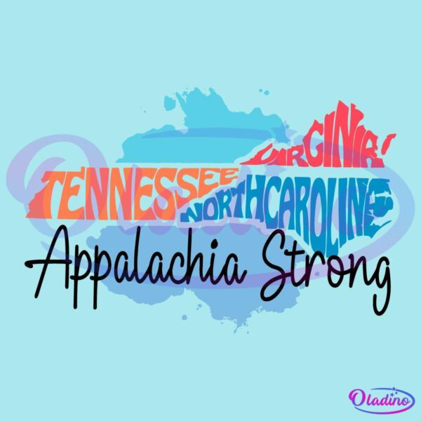 Hurricane Helene Appalachia Strong Tennessee Carolina SVG