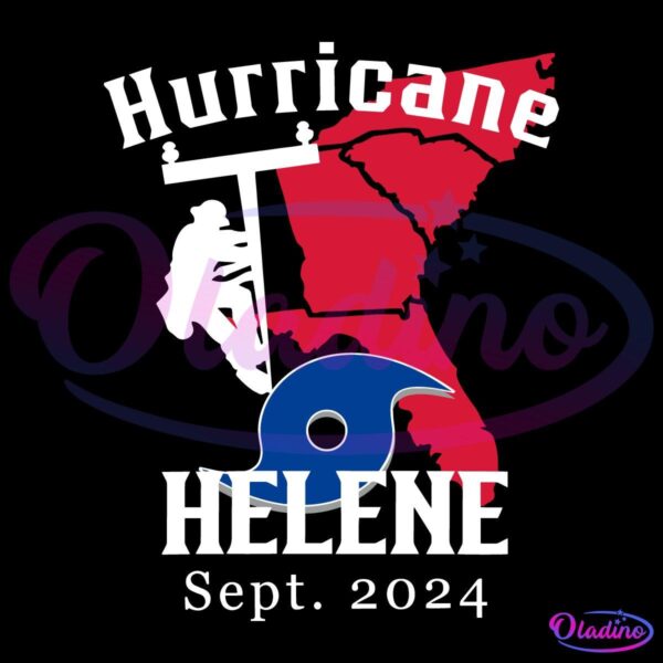 Hurricane Helene Sept 2024 Together We Rise Hurricane SVG