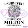 I Survived Hurricane Milton December 2024 SVG