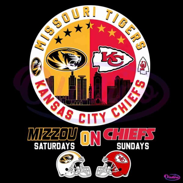 Missouri Tigers on Saturdays KC Chiefs on Sundays PNG