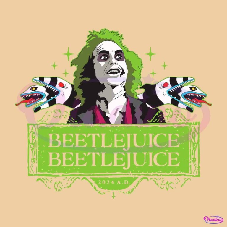 Retro Beetlejuice Beetlejuice Snake Halloween Funny Movie Svg - Free ...