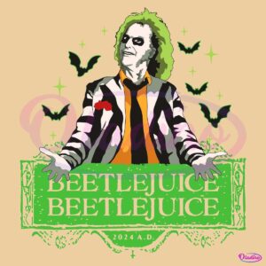 Retro Funny Beetlejuice Beetlejuice 2024 Halloween Movie SVG