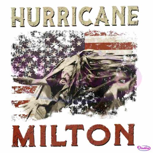 Retro Vintage Lieutenant Dan Milton 2024 American Flag PNG