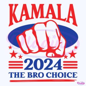 Retro Vintage White Dudes For Kamala 2024 The Bro Choice SVG