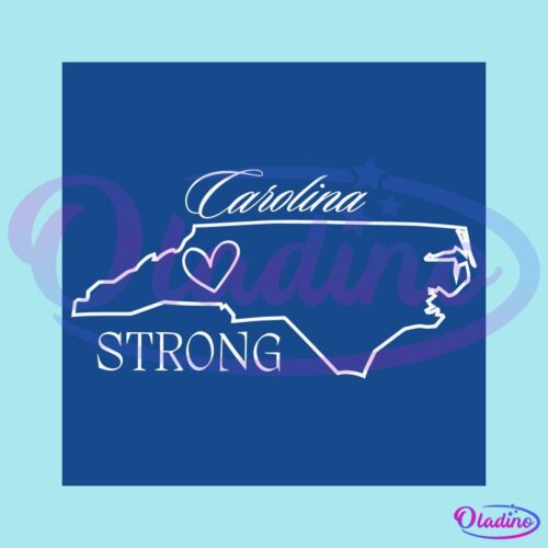 Southeast Strong Caroline Strong Hurricane Helene Relief SVG