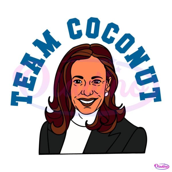 Team Coconut Kamala Harris Elector 2024 SVG