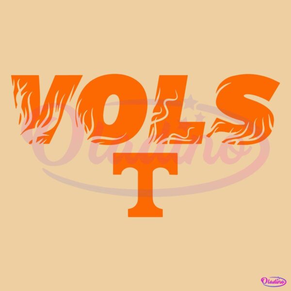 Tennessee Volunteers Football Dark Mode Vols SVG