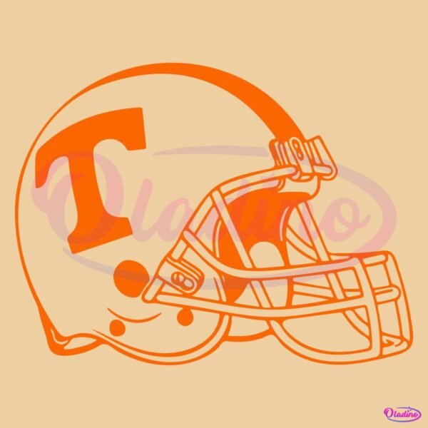 Tennessee Volunteers Football Team Logo Helmet SVG