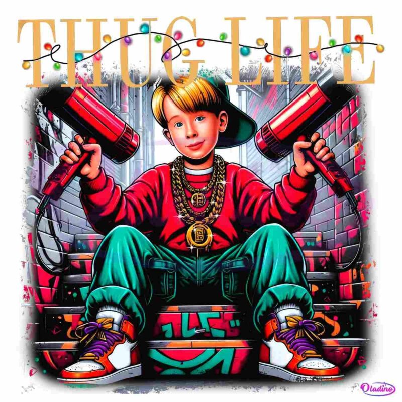 Thug Life Christmas Movies Home Alone Kevin PNG