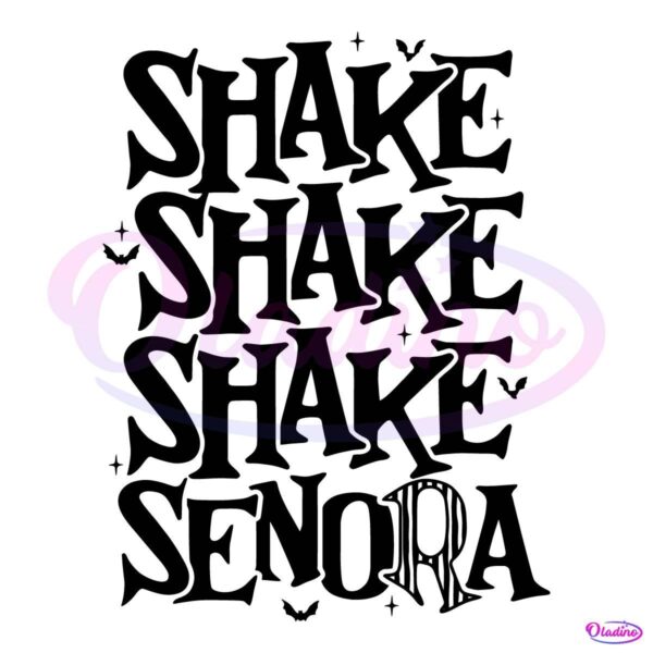 Vintage Beetlejuice Shake Senora SVG