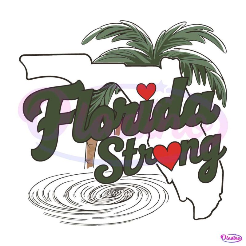 Vintage Florida Strong Hurricane Milton SVG