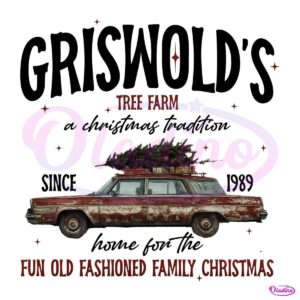 Vintage Griswold Tree Farm A Christmas Tradition PNG