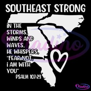 Vintage Hurricane Strong Southeast Strong Pray For SVG Silhouette