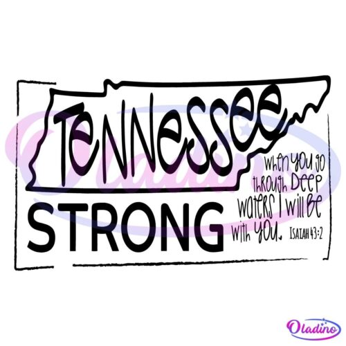 Vintage Tennessee Strong Hurricane Season 2024 SVG